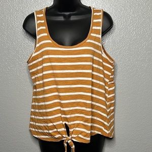 COPY - 💥Wishlist Lime Lush Summertime Loose Fit Tank Top Waist Tie Large